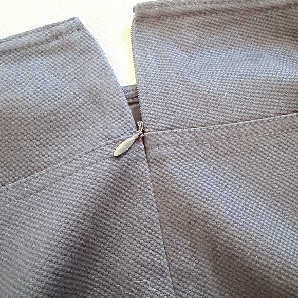 Black denim pencil skirt large 12 cotton skirt y2k brand - Picture 4 of 8